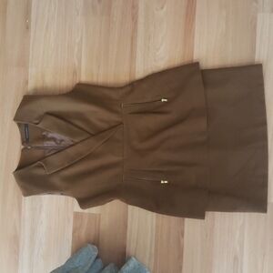 Brown, wool dress